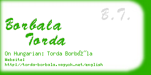 borbala torda business card